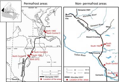 Post-fire soil carbon emission rates along boreal forest fire chronosequences in northwest Canada show significantly higher emission potentials from permafrost soils compared to non-permafrost soils